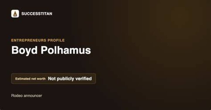 Boyd Polhamus Net Worth