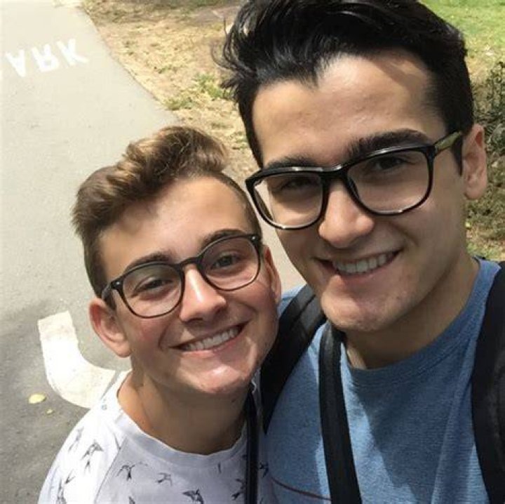 Buddy Handleson with his boyfriend Buddy Handleson with his boyfriend