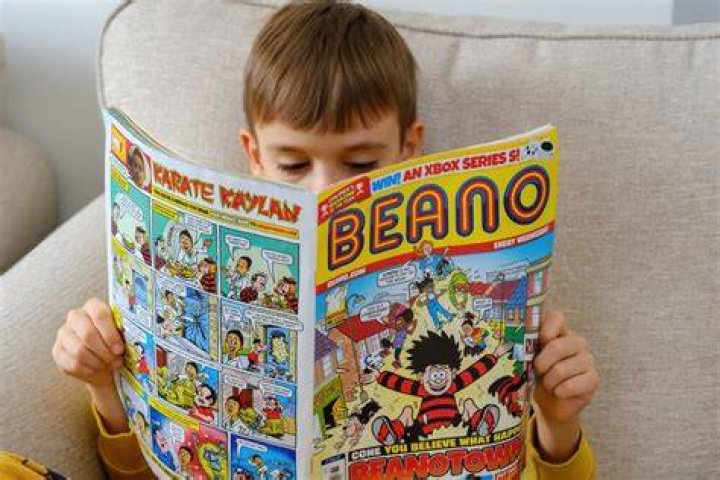 Child Reading Comic