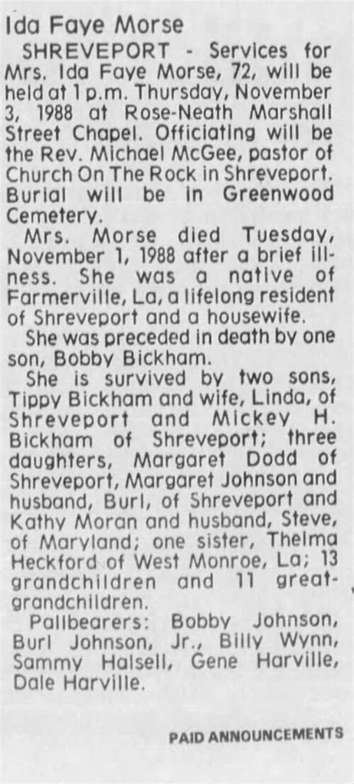 Faye Morse