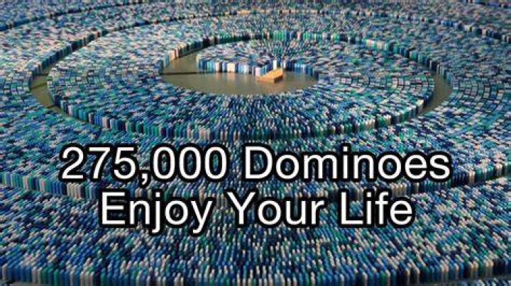 Himself - Most Dominoes Toppled, 111,111