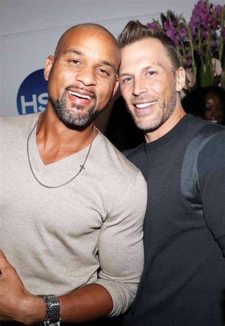 Image of Scott Blokker and Shaun Thompson dressed up for the wine night out