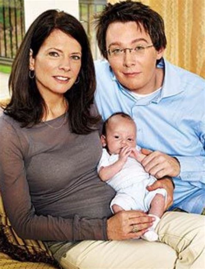 Jaymes Foster with her son and Clay Aiken.