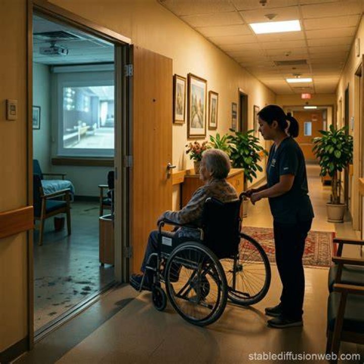 Wallbrook Patient Entering TV Room