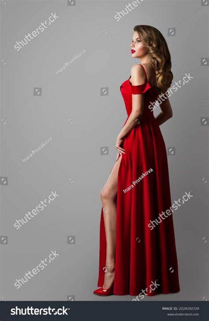 Woman in Red Dress